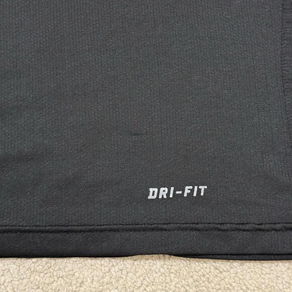 Nike DRI-FIT Activewear Shirt Black 2XL Crew Neck Men’s - Picture 5 of 8
